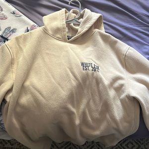 White fox sweatshirt, worn twice.